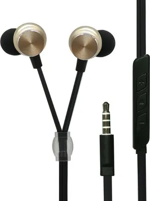 Obrázok produktu pre 2GO 794475 2GO In-Ear Stereo-Headset "Luxury" - gold Zipper-Style
