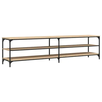 Obrázek produktu pro vidaXL TV skříňka Sonoma dub 200x30x50 cm odvozená od dřevěného výrobku a kovu