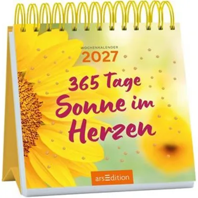Produktbild von Mini-Wochenkalender 365 Tage Sonne im Herzen 2027