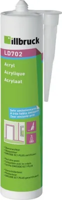 Produktbild von Illbruck LD702 Acrylsilkon Dichtmasse für Fugen (1-Komponenten) 310ml grau