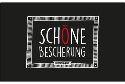 Produktbild von Tacheles Brettchen – Schöne Bescherung Humor Ironie Frühstücksbrettchen Resopal