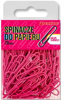 Obrázok produktu pre Spinky na papier, ružové, 28 mm, TT8315, Penmate