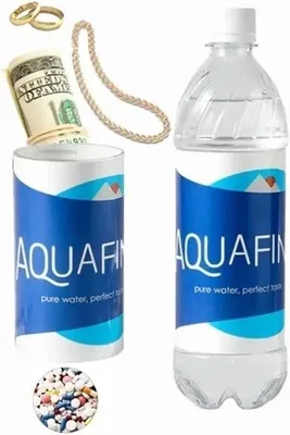 Produktbild von Geldversteck Wasserflasche mit Geheimfach – Versteckdose für Bargeld & Wertsachen, unauffällige Tarnflasche