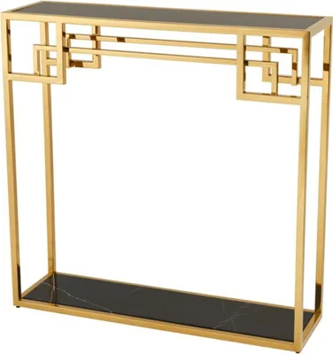 Produktbild von Casa Padrino Art Deco Luxus Konsolentisch Gold - Designer Hotel Möbel