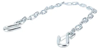 Immagine prodotto di Solidchoice - Catena di sicurezza per rimorchi, con gancio a S, 1 metro