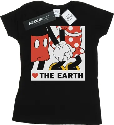 Produktbild von Disney - "Heart The Earth" T-Shirt für Damen BI32176 (S) (Schwarz)