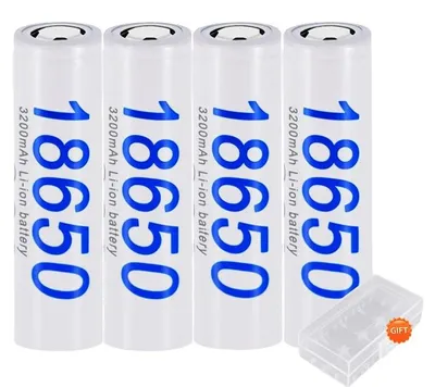 Zdjęcie produktu dla Akumulatory 18650, 3000 mAh, kompatybilne z urządzeniami elektronicznymi, zestaw 4 sztuki