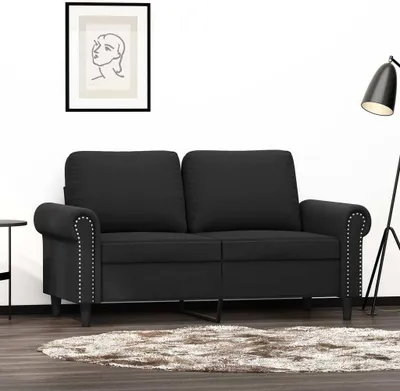 Produktbild von Möbel 2-Sitzer-Sofa Schwarz 120 cm Samt 2024