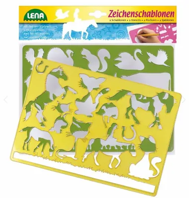 Productafbeelding van Lena 65767, Kunstsjabloon, Kinderen, Meerdere kleuren, Jongen/meisje, 3 jaar, 260 mm