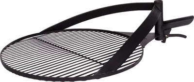 Produktbild von Grillrost Ø 60 cm Stahl schwarz mit Griff für Feuerschalen