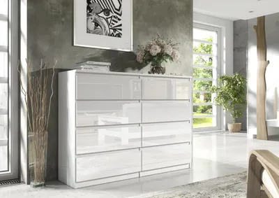 Produktbild von Praktische Kommode 120 cm mit 6 Schubladen und viel Stauraum