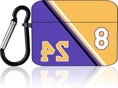 Produktbild von Famanu Schutzhülle für Airpods Pro 2 - Basketball-Trikot Design, Schwarz