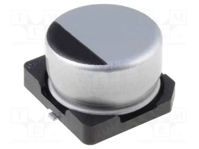 Produktbild von 25x Kondensator: elektrolytisch 33uF SMD 20% 50VDC Ø8x5,4mm  71mA UWX1H330MCL1GB E