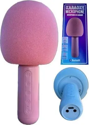 Obrázok produktu pre Karaoke Mikrofón S Reproduktorom, Bluetooth, Efekty, Batéria, 3 Farby, Vysoká Kvalita