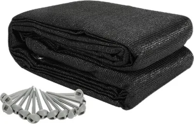 Immagine prodotto di Hengda Tappeto da tenda 400X400cm Tappeto da campeggio Tappeto da esterno Tappeto da tenda Pavimento da tenda Sottostrato da tenda per tenda Camper Nero