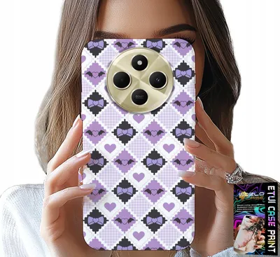 Produktbild von Hülle für Xiaomi Redmi 14C 4G - Modisches Design mit Schleifenmuster + Schutzglas
