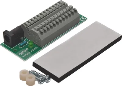 Produktbild von W2x12H Stromverteiler mit 5,5x2,1mm Hohlstecker Schraubklemme Modellbau 8A AC/DC