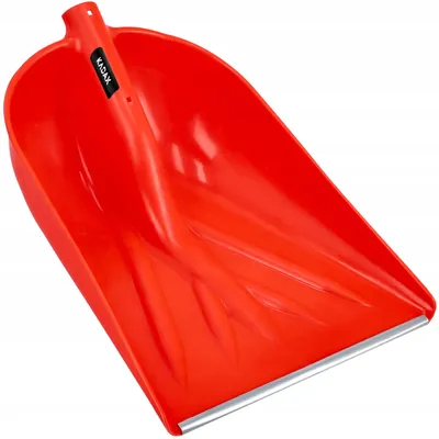 Immagine prodotto di KADAX Pala da neve di colore arancione, pala da neve senza manico, pala da neve