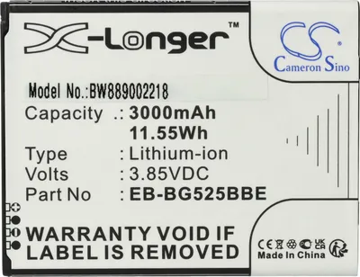 Produktbild von vhbw Akku kompatibel mit Samsung Galaxy XCover 5, 2021 Handy Smartphone Telefon (3000 mAh, 3,85 V, Li-Ion)