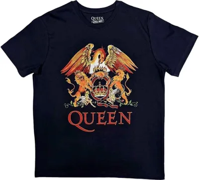 Produktbild von Queen Classic Crest Navy Blue XL T-Shirt