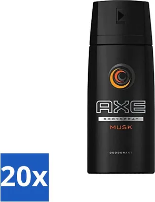 Image de Ax - Déodorant spray pour le corps - Musc - 150 ml - Pack économique - 20 pièces