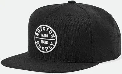 Produktbild von Brixton Oath III Snapback Cap, schwarz, Einheitsgröße