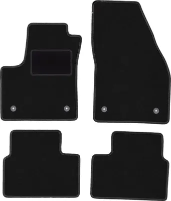 Produktbild von Schwarze Veloursmatten für: Opel Meriva B Minivan (2010-2017)