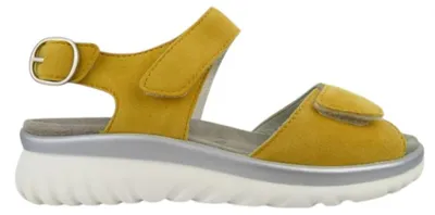 Produktbild von Semler Laura Samtchevreau Sandale Gelb