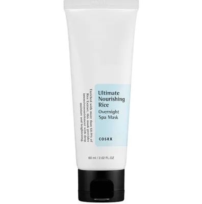 COSRX Ultimate Nourishing Rice Overnight Spa Mask – vyživující noční pleťová maska s rýží – 60 ml – obrázek 1