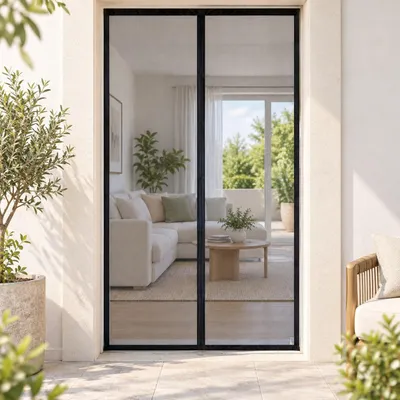 Obrázok produktu pre Sieť proti hmyzu na dvere 75x210 magnetická záves proti hmyzu čierna Apalus VP