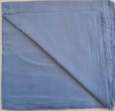 Produktbild von Yazma Tülbent Kopftuch Esarp Hijab Blau 95x95cm Tesettür Halstuch