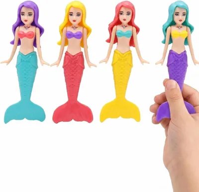 Produktbild von Tauchspiel, 4 Stücke, für Schwimmbad, mehrfarbig, für Kinder