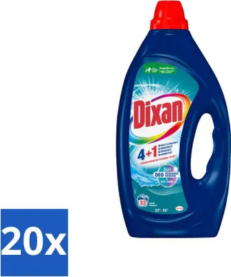 Produktbild von Dixan - Flüssigwaschmittel - Fresh Blue - 32 Wäschen - Vorteilspack - 20 Stücke