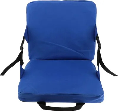 Produktbild von Tribüne, extra breit, mit Rückenlehne, Angelkissen, Sitz für Garten, Terrasse, Camping, Wandern, wählen Sie Blau