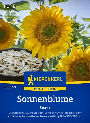 Produktbild von Kiepenkerl Profi-Line Blumensamen Sonnenblumen Snack für ca. 20 Pflanzen