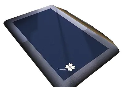 Image de Tapis de sol pour salle de bain, modèle antidérapant, matière absorbante, 500 mm x 800 mm, violet