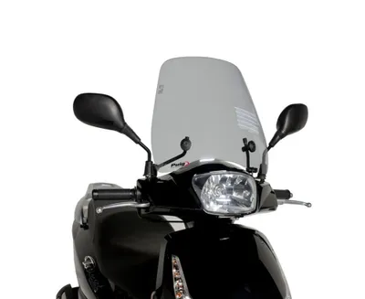 Produktbild von PUIG 8465H Rollerscheibe Urban passend fuer PEUGEOT TWEET 50 Getönt