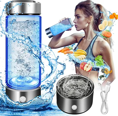 BJPKPK Isolierte Edelstahl-Wasserflasche – 3,6 L (1 Gallone), Marineblau, Mit Griff & Rutschfester Basis