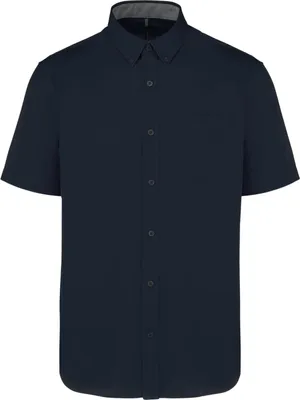 Image de Chemise en coton à manches courtes Ariana III de Kariban pour hommes