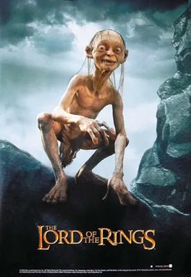 Produktbild von Herr der Ringe Poster die zwei Türme Gollum lächelnd 68 x 98 cm