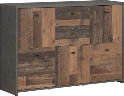 Produktbild von Kommode Standschrank Sideboard Beistellschrank Anrichte Schrank "Burg IV"