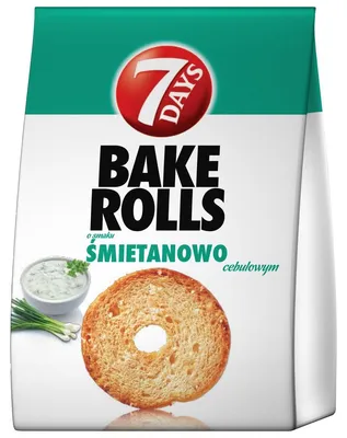 Obrázok produktu pre 7Days Pečené rožky s príchuťou cibule