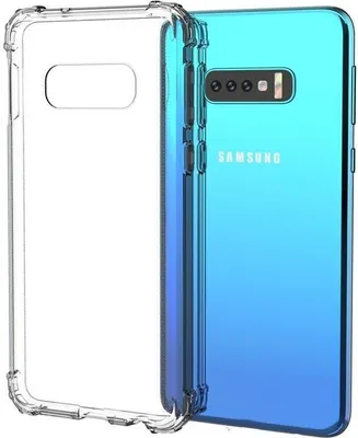 Produktbild von Mobigear Cushion Durchsichtig  Samsung Galaxy S10e Hülle Flexibles TPU Backcover Stoßfest - Transparent