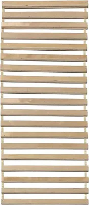 Image de Sommier en bois de bouleau - Cadre à lattes en pin - Système de support en bois pour matelas - 70 x 200 cm - Aspect bois naturel