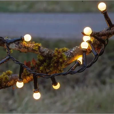 Produktbild von Star Trading LED-Lichterkette Berry Mini 300 LED warmweiß  6 m schwarz
