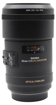 Produktbild von Sigma 105mm f/2.8 EX DG OS HSM, SLR, 16/11, Macro, 78 mm, 62 mm, 126.4 mm