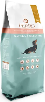 Obrázek produktu pro PERRO Kachna se sladkými bramborami pro malé dospělé 2x3kg