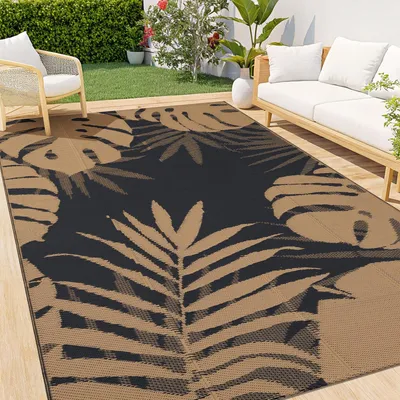 Produktbild von Wasserdichter Balkon- und Garten-Teppich, Wendbar und Waschbar