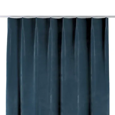 Obrázok produktu pre Záves Dekoria s flámskymi záhybmi, modrý, 90 x 100 cm