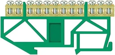 Immagine prodotto di Morsettiera DIN LZ 11/Z verde 10